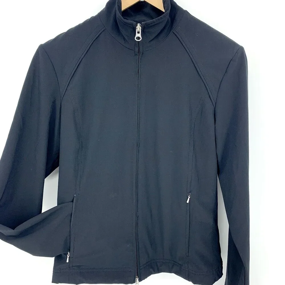 Lucy Tech Active Jacket Black Windbreaker Size S